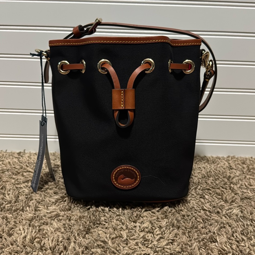 Dooney and Bourke Small Nylon Drawstring New With Tags